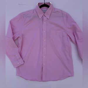 Saddlebred Soft Pink Men's Dress Shirt 17.5 35/35